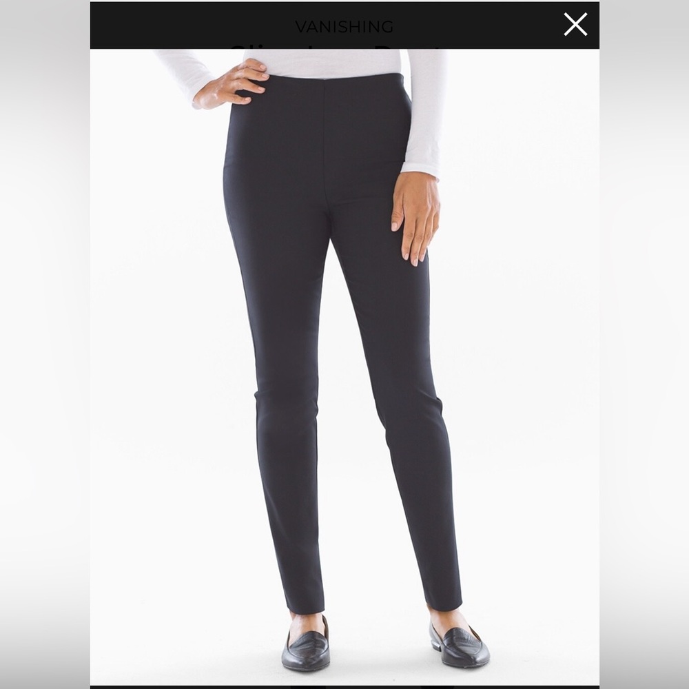 Soma - Vanishing Slim Leg Pants - NWT - L - Black